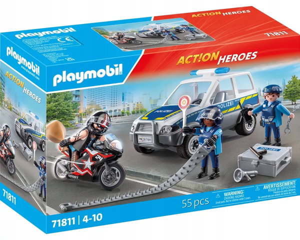Playmobil Policja w poszukiwaniu przestępcy 71811