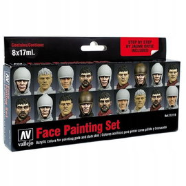 Vallejo: 70.119 - Model Color - Figure - Face Painting (8 x 17 ml)