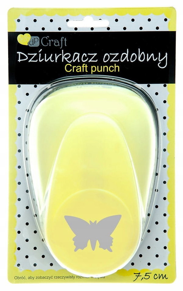 Dziurkacz ozdobny 7,5cm motyl