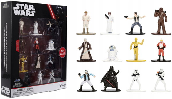 Jada Star Wars Figurki 12-pak 4cm W1