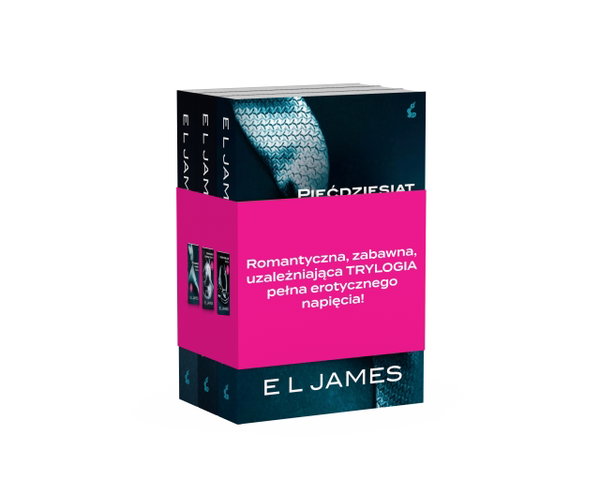 Pakiet: Pięćdziesiąt twarzy Greya T.1-3 E.L.James
