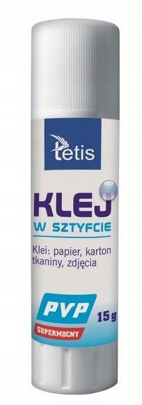 Klej w sztyfcie PVP(bezbarwny)15g BG112-B