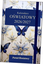 Kalendarz 2026/2027 oświatowy jasny - praca zbiorowa