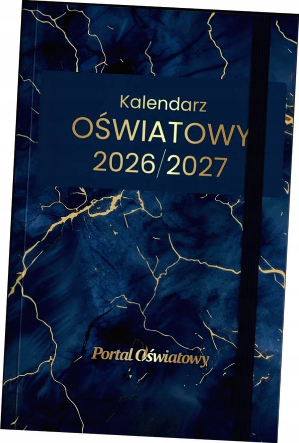 Kalendarz 2026/2027 oświatowy ciemny - praca zbiorowa
