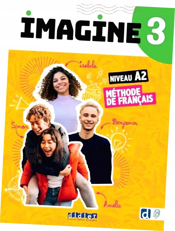 Imagine 3 A2 podręcznik + didierfla.app - praca zbiorowa