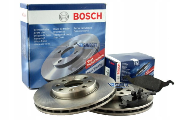 ZESTAW TARCZE + KLOCKI TYŁ BOSCH FORD KUGA II