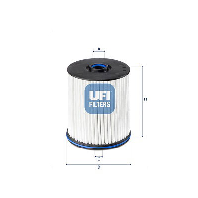 FILTR PALIWA WKLAD DIESEL OE UFI