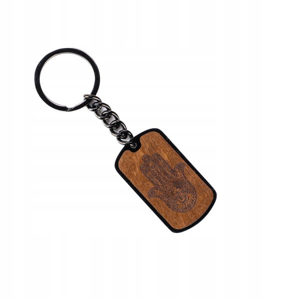 Brelok Bewood - Hamsa - Imbuia