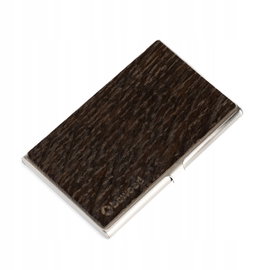 Drewniany Wizytownik Bewood Inox Dąb Wędzony