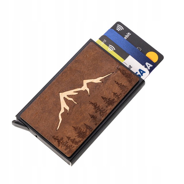 Etui na karty Bewood Góry Imbuia