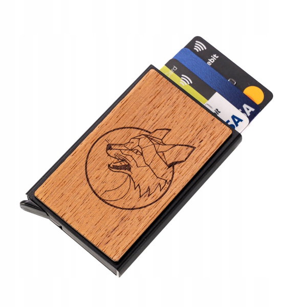 Etui na karty Bewood Lis Merbau