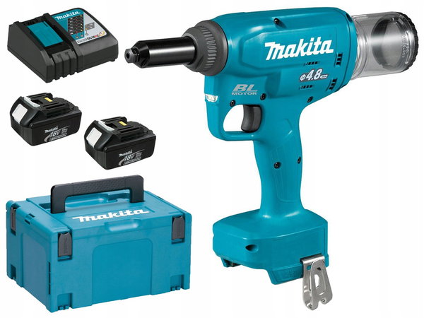 MAKITA NITOWNICA 18V 2x3,0Ah 2,4 / 3,2 / 4,0 / 4,8 mm MAKPAC DRV150RFJ