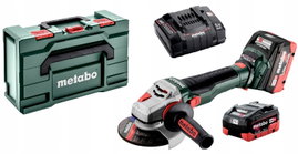 METABO SZLIFIERKA KĄTOWA WB 18 LTX BL 15-125 QUICK 2x5,5Ah LiHD METABOX