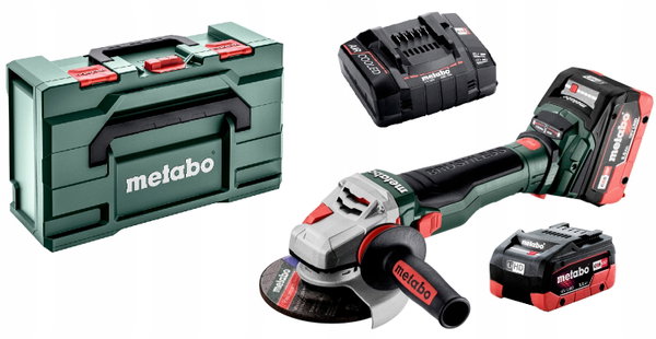 METABO SZLIFIERKA KĄTOWA WB 18 LTX BL 15-125 QUICK 2x5,5Ah LiHD METABOX