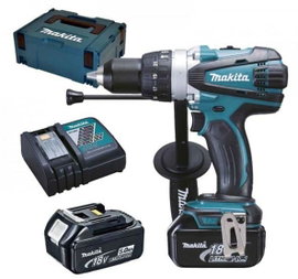 MAKITA WIERTARKO WKRĘTARKA UDAROWA 18V 91/58Nm 2 x 5,0Ah LI-ION WALIZKA MAK