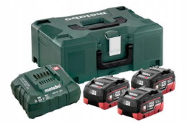 METABO ZESTAW AKUMULATORÓW 3 x 5.5Ah LIHD + ŁADOWA