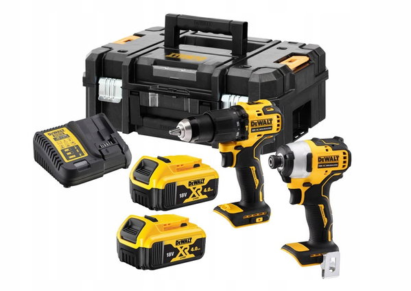 DEWALT ZESTAW COMBO 18V DCK2062M2T (DCD709+DCF809) 2x4,0Ah