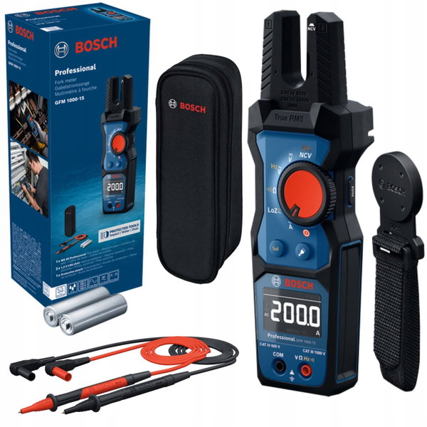 Multimetr cęgowy Bosch GFM 1000-15 + MH 1(REGIO + KUM)