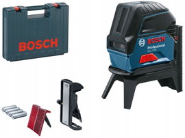 BOSCH LASER KRZYŻOWY GCL 2-50 + UCHWYT RM 1 + ZACISK DK 10 WALIZKA