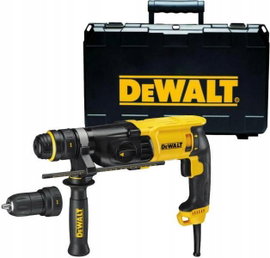 DEWALT MŁOTOWIERTARKA Z OPCJĄ KUCIA 900W 3,0J + DODATKOWY UCHWYT D25144K
