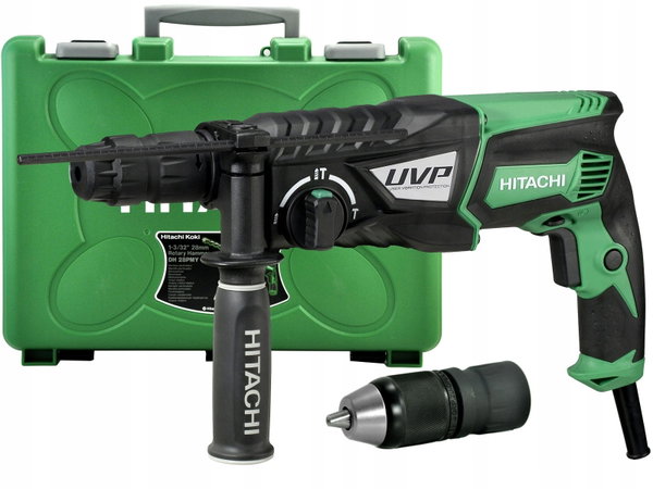 HIKOKI MŁOTOWIERTARKA Z OPCJĄ KUCIA 830W 3,4J UVP DH28PMY2