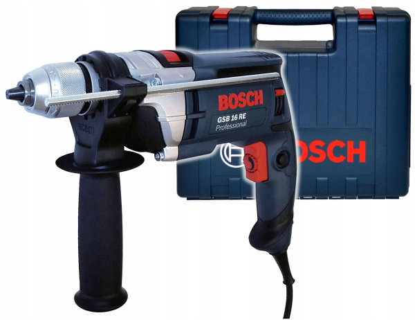 BOSCH WIERTARKA UDAROWA 750W GSB 16 RE SZYBKOZACISKOWY UCHWYT