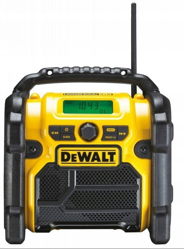 DEWALT XR Radio DAB+ FM na akumulator DeWalt XR 10,8 14,4 18V DCR021