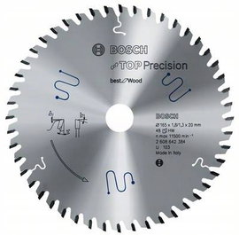 BOSCH PIŁA TARCZOWA MULTIMATERIAL TOP PRECISION 165x20mm 48-ZĘBÓW