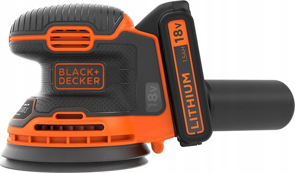 BLACK + DECKER SZLIFIERKA MIMOŚRODOWA 18V BDCROS18 1x1,5Ah