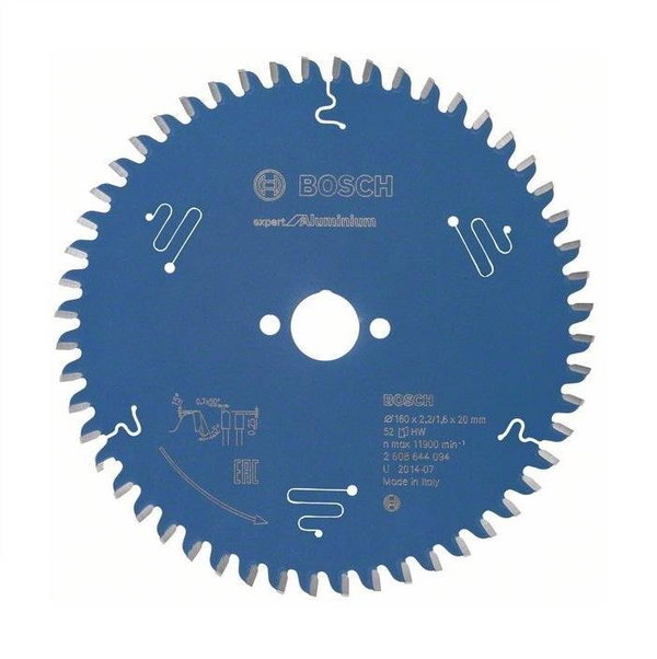 BOSCH PIŁA TARCZOWA DO ALUMINIUM EXPERT 160x20mm 52-ZĘBY