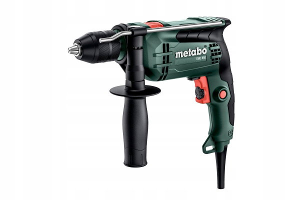 METABO WIERTARKA UDAROWA 650W WALIZKA SBE 650 UCHYWT SZYBKI WALIZKA