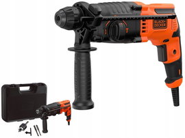 BLACK + DECKER MŁOTOWIERTARKA 650W KUFER