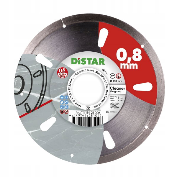 DISTAR TARCZA DIAMENTOWA CLEANER 100 x 0,8 x 5 x 22,23mm