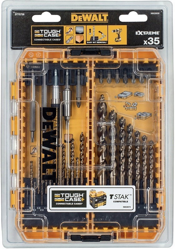 DEWALT ZESTAW WIERTEŁ I BITÓW 35cz.