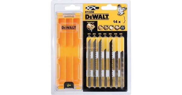 DEWALT BRZESZCZOT DO WYRZYNARKI MIX 14szt. DREWNO LAMINAT PCV DT2298-QZ