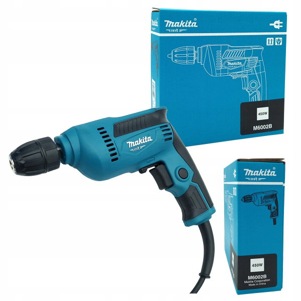 MAKITA WIERTARKA 450W 10mm M6002B SAMOZACISK MT