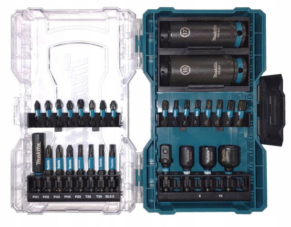 MAKITA ZESTAW KOŃCÓWEK IMPACT BLACK 30szt. E-22903