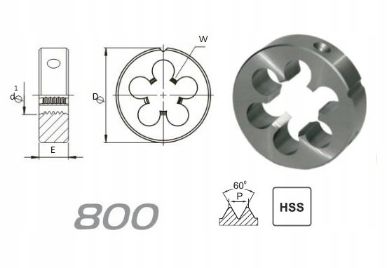 FANAR NARZNKA M20 x 1,00 HSS800 DIN 22568