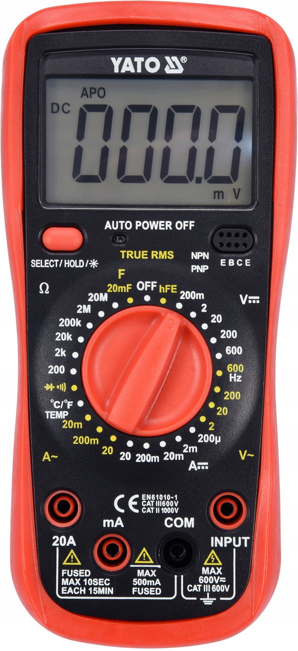 YATO MIERNIK CYFROWY UNIWERSALNY YT-73083