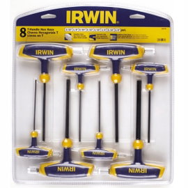 IRWIN ZESTAW IMBUSÓW TYPU T 8szt. 2.0 - 2.5 - 3.0 - 4.0 - 5.0 - 6.0 - 8.0 -