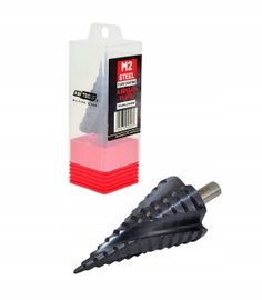 AWTOOLS WIERTŁO STOPNIOWE SPIRALNE M2-TiAlN 4-39mm BLACK LINE