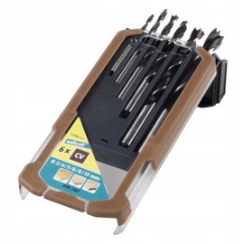 WOLFCRAFT ZESTAW WIERTEŁ DO DREWNA 3 - 10mm - PROFESSIONAL 6 szt.