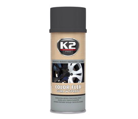 K2 COLOR FLEX GUMA W SPRAYU - CZARNY MAT 400ML