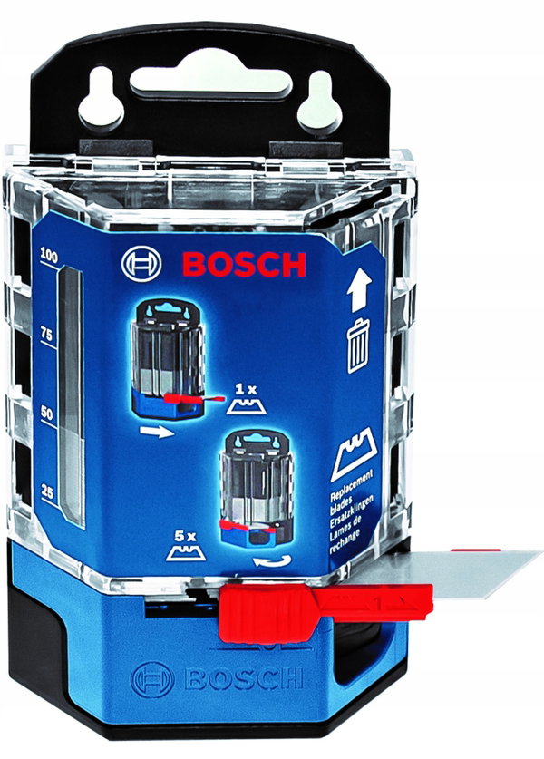 BOSCH OSTRZA TRAPEZOWE 50szt. +DYSPENSER
