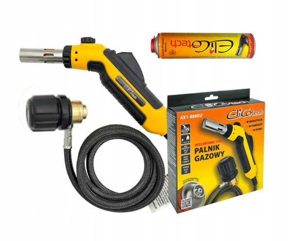 ELICO PROFITECH PALNIK GAZOWY AX1-888EU + GAZ 600ml