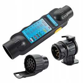 ORNO TESTER GNIAZDA PRZYCZEP + ADAPTERY