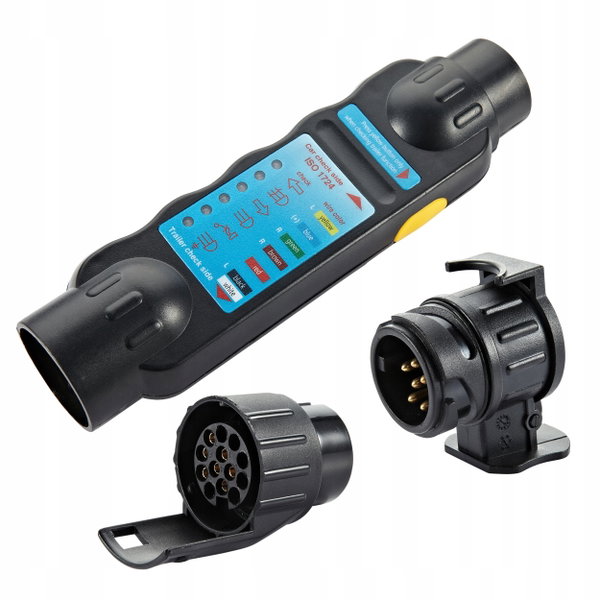 ORNO TESTER GNIAZDA PRZYCZEP + ADAPTERY