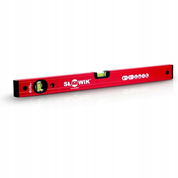 SŁOWIK POZIOMNICA CZERWONA P04 400mm