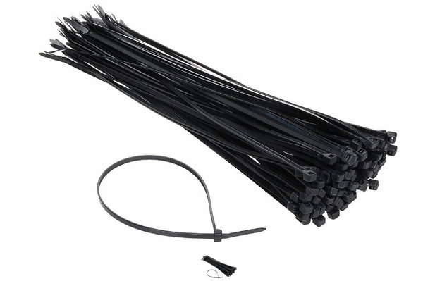 OPASKA PLASTIK CZARNA 8,8x450/100szt...