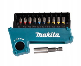 zestaw końcówek udarowych 1/4" adapter 11szt IMPACT PREMIER MAKITA E-03567